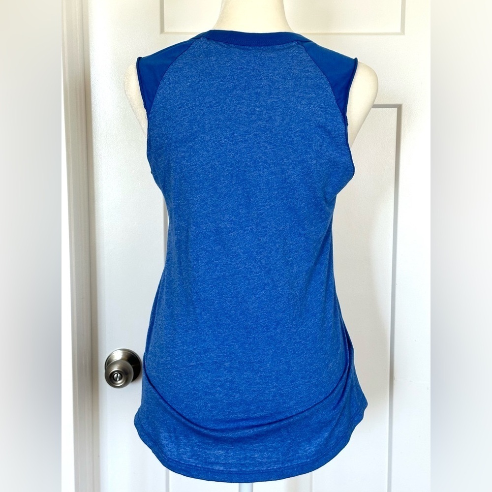 Majestic Threads Women’s Denver Broncos Royal Retro Muscle Tank - size S - Picture 5 of 6